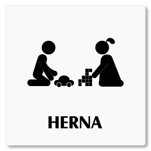 Herna, 148x148mm, bílá, Nevada